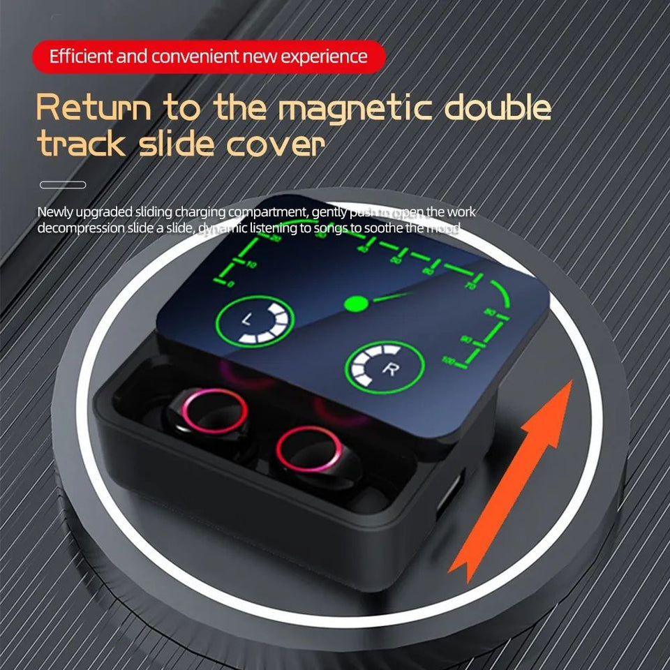 NEW M90 Max TWS WIRELESS Earbuds HIFI Stereo Earbuds With 1200 Mah Battery